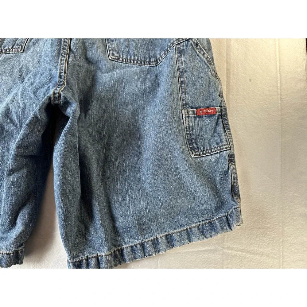 Vintage Chaps‎ Denim Shorts Mens 34 Blue Vintage Relaxed Fit Y2K Baggy Jorts